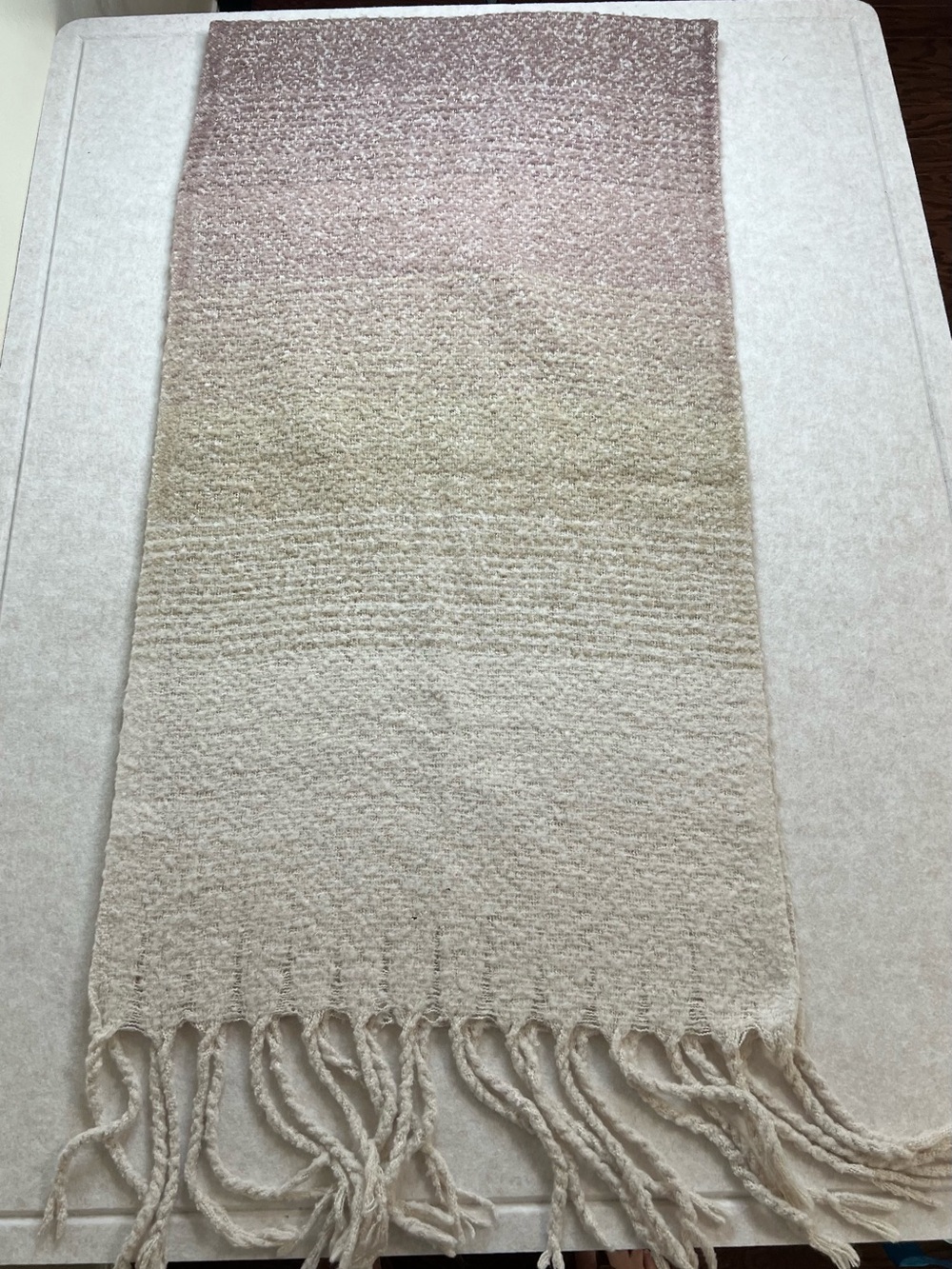 Mer-Sea & Co. Always by The Sea Cozy Ombré Wrap Blanket Scarf Pink Blush